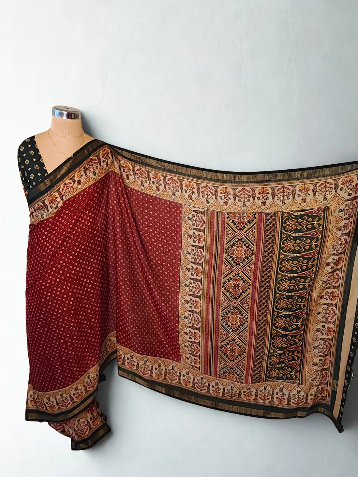 Red Mul Cotton Saree